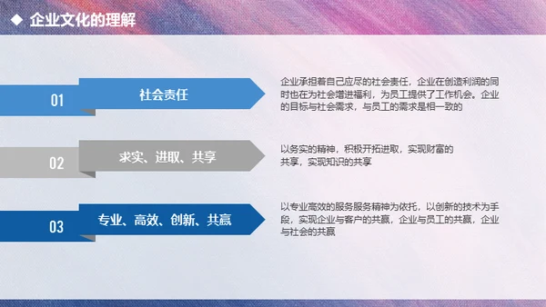 紫色渐变全图型述职报告通用PPT模板