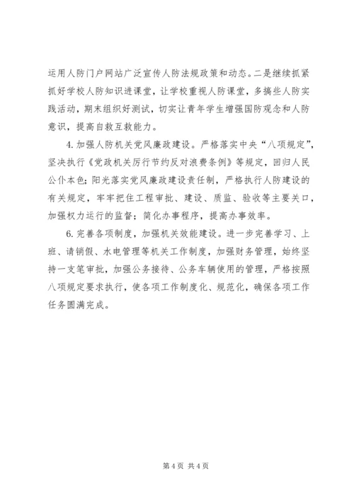 人民防空工作要点.docx