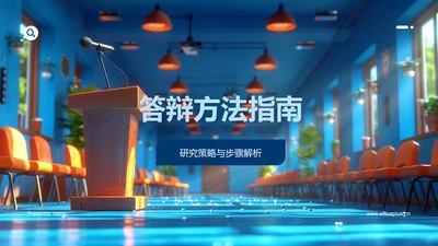 答辩方法指南PPT模板