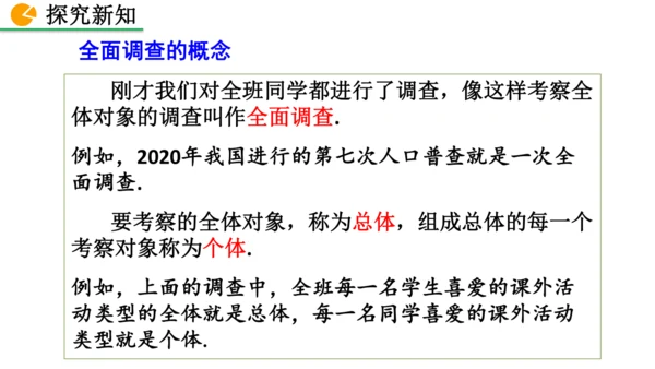 12.1.1 全面调查（课件）2024-2025学年人教七年级数学下册