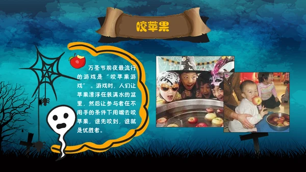 万圣节主题班会通用PPT模板