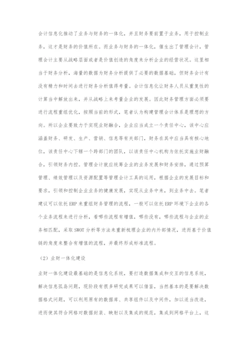 会计信息化对财务管理的影响及应对.docx