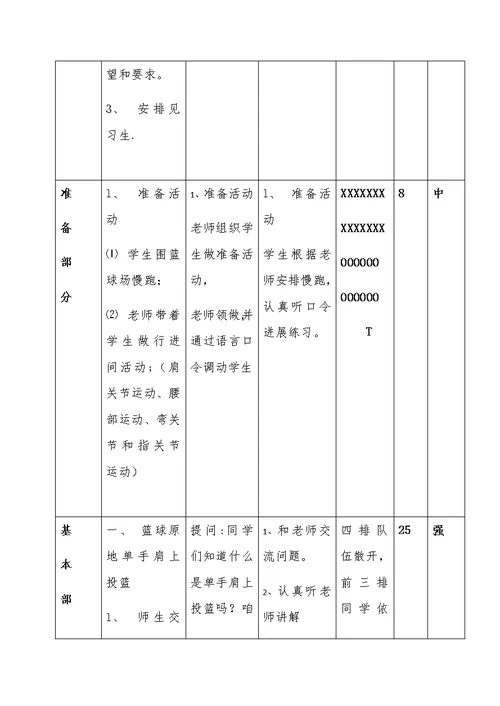 篮球原地单手肩上投篮教学设计