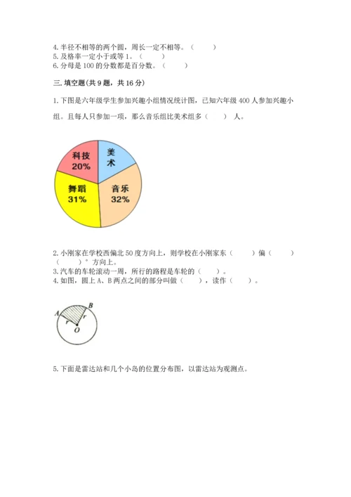 人教版六年级上册数学期末测试卷必考题.docx