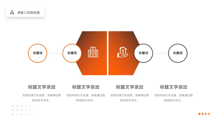 橙色渐变实用文化培训PPT模板
