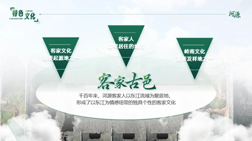 家乡（河源）城市宣传通用PPT模板