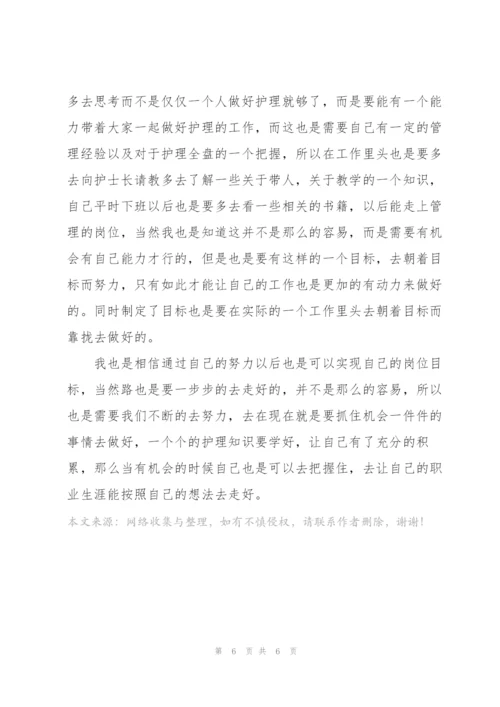 护士的职业生涯规划书范文.docx