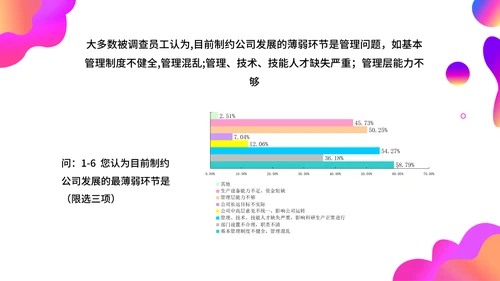 调查问卷分析报告通用PPT模板
