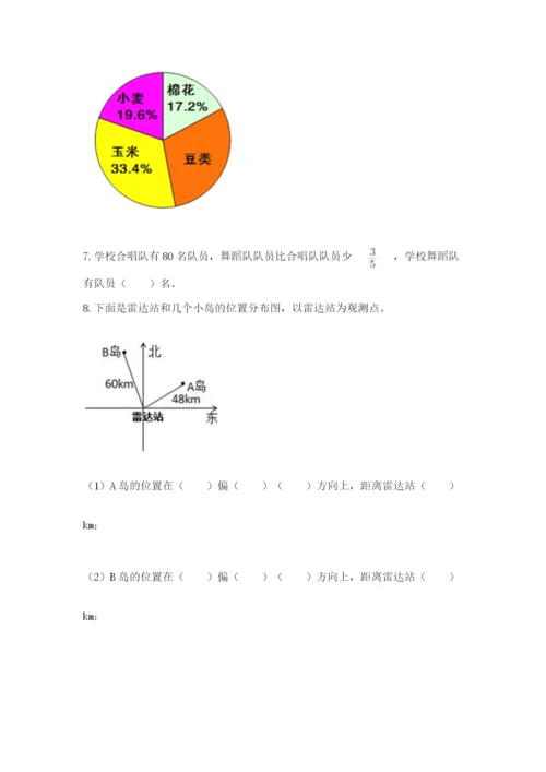 2022人教版六年级上册数学期末测试卷（黄金题型）.docx