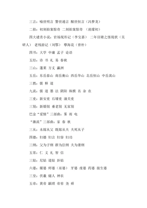 文学常识大合集.docx