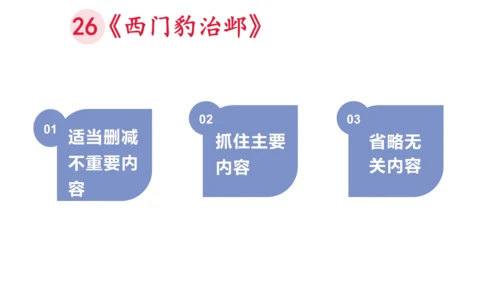 统编版语文四年级上册 第八单元期末复习 课件