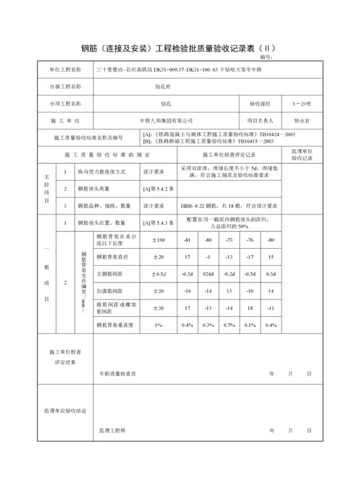 钢筋检验批质量验收记录表.docx