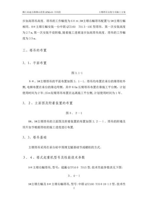 塔吊安装专项施工方案.docx