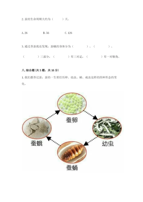 教科版三年级下册科学期末测试卷精品（有一套）.docx