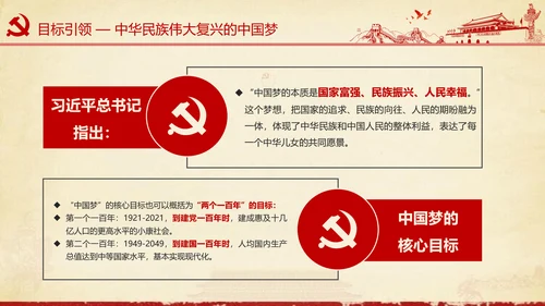 大气党政党员干部党建知识应知应会学习教育ppt模板