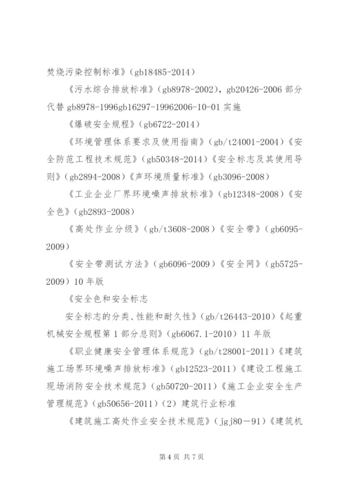 安全生产法律法规清单 (3).docx