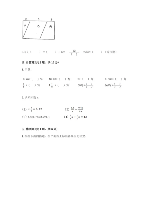 人教版六年级下册数学期末测试卷（模拟题）word版.docx