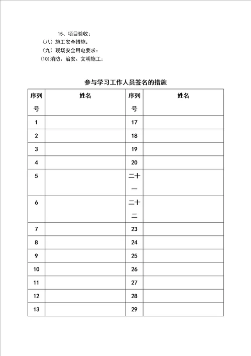 小区热力管道安全施工组织设计