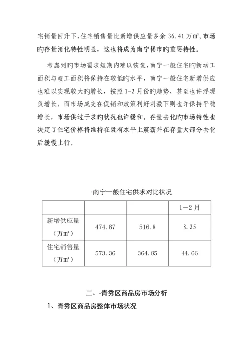 南宁房地产市调年度专项报告.docx