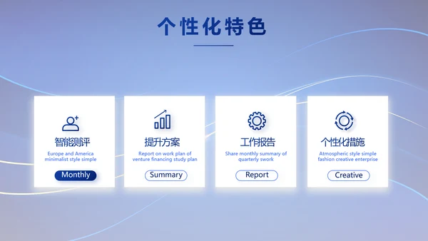 蓝色路演创新商业计划书商务动态PPT