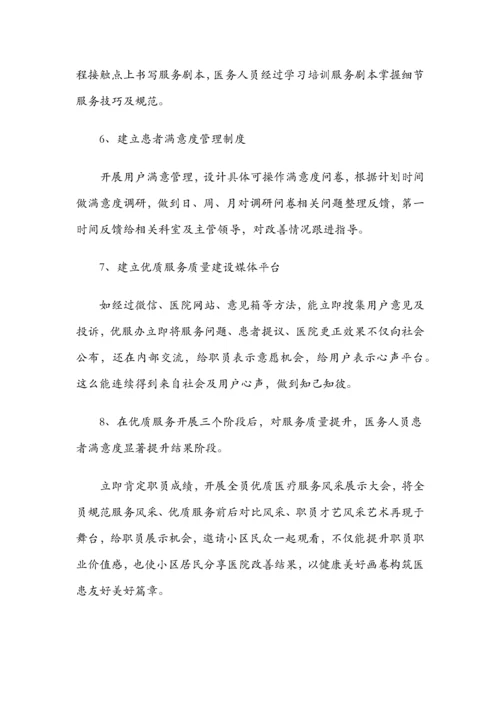 医院优质服务综合体系构建综合流程.docx