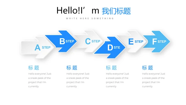 蓝色简约医药代表述职报告动态PPT