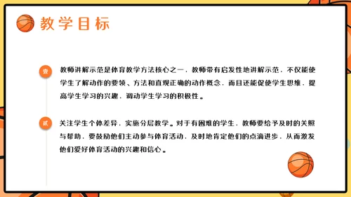 篮球运球说课稿PPT模板