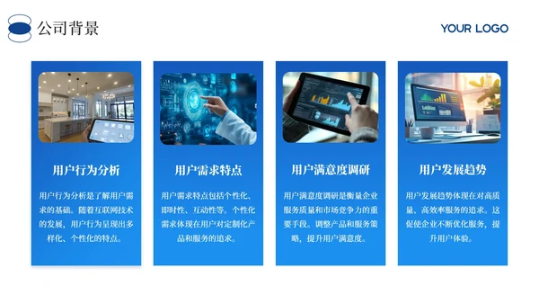 蓝色商务风财务年度执行情况总结