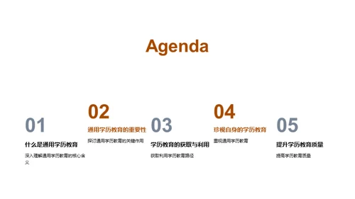 通用学历教育之旅