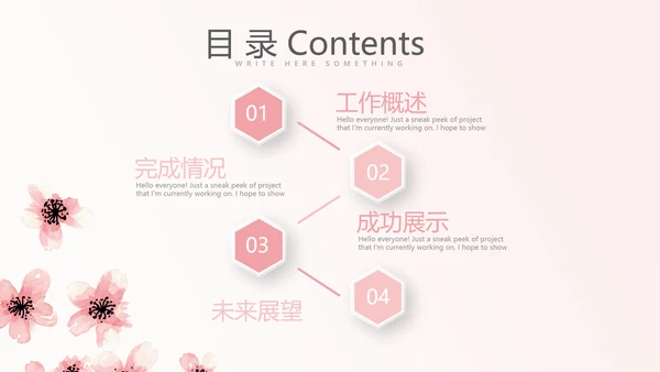 粉色唯美护士心得体会动态PPT