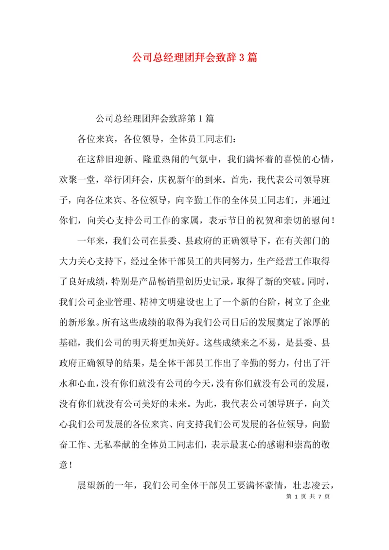 公司总经理团拜会致辞3篇.docx