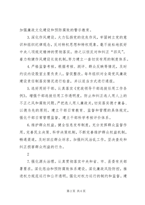 学校落实党风廉政建设党委主体责任和纪监责任清单 (4).docx