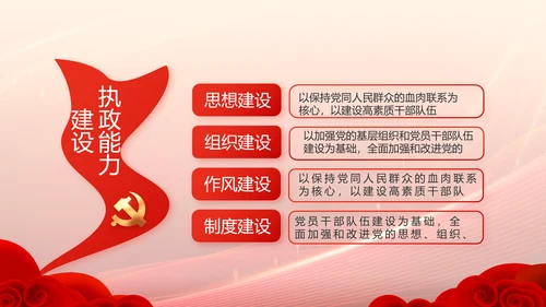 红色大气开学入党誓词动态PPT