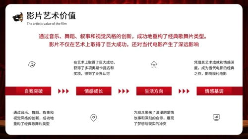 红色复古风歌舞剧复兴PPT模板