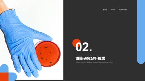 白色生物医疗行业PPT模板