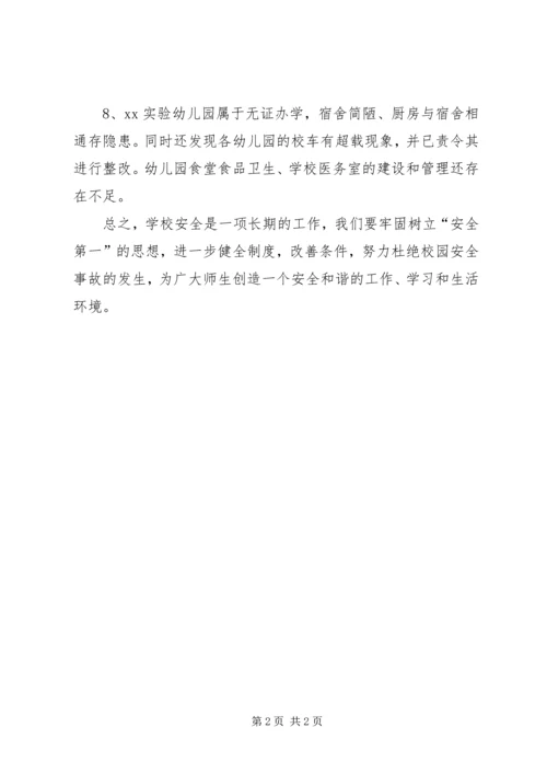 乡镇小学安全隐患排查情况报告.docx
