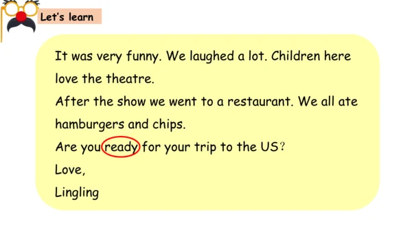Module 9 Unit 1 We laughed a lot 课件(共40张PPT)