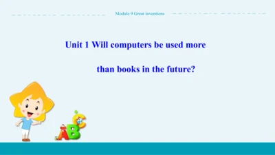 【轻松备课】外研版初中英语九年级上Module 9 Unit 1教学课件
