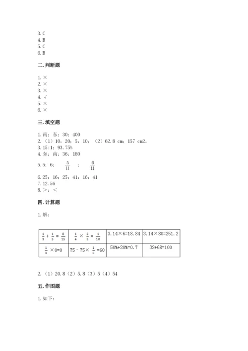 小学数学六年级上册期末卷精品（各地真题）.docx