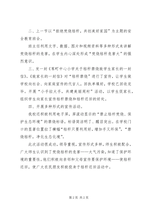 苇町中心小学禁烧秸秆活动方案 (2).docx