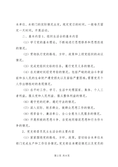 党支部民主生活会召开.docx