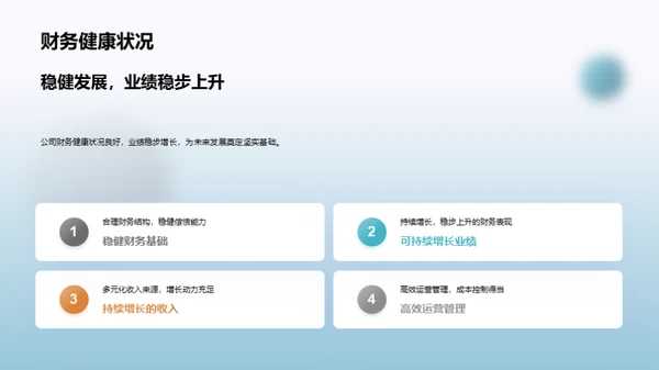 全面审视公司表现