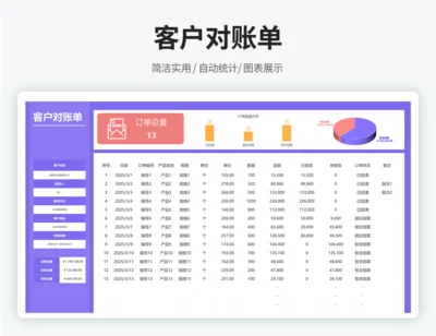 客户对账单