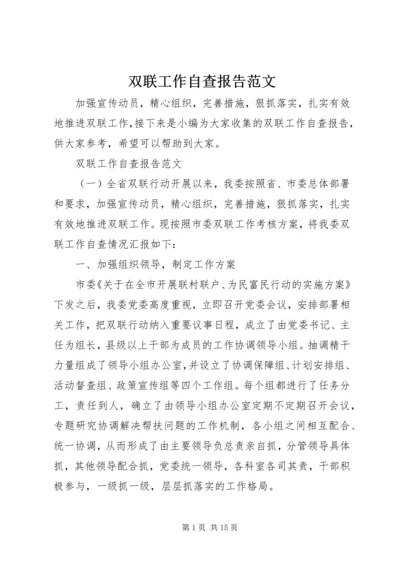 双联工作自查报告范文.docx