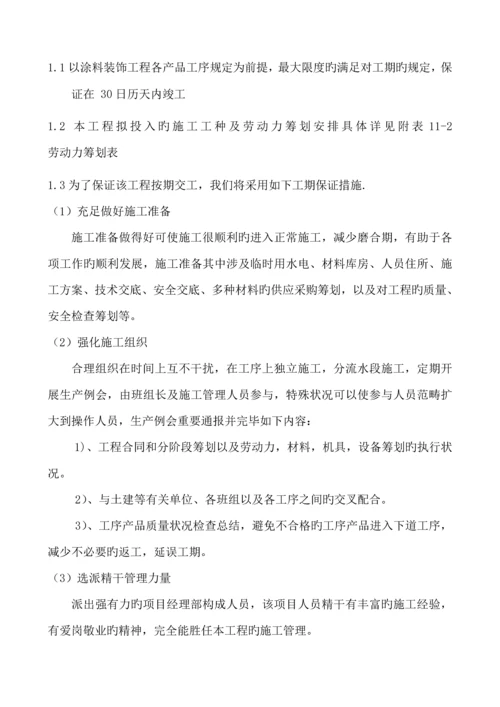 外墙涂料综合施工组织设计.docx