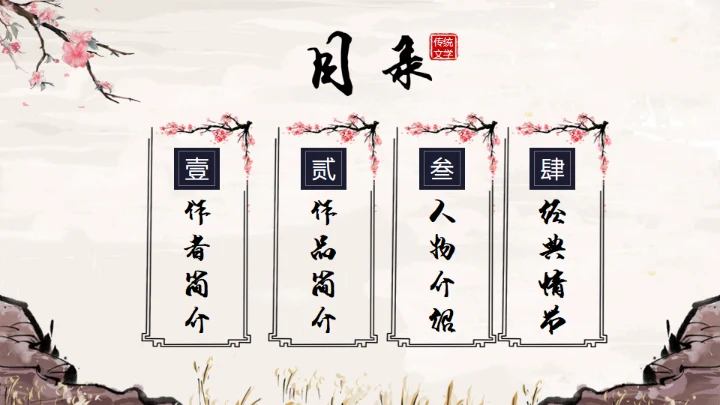 三国演义桃园三结义的故事通用PPT模板