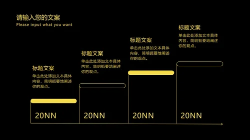 高级黑金工作总结汇报PPT模板