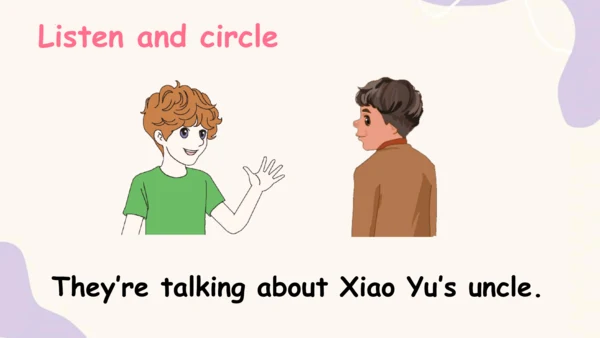 Unit 5 What does he do? PB Let's talk 课件+素材(共32张PP