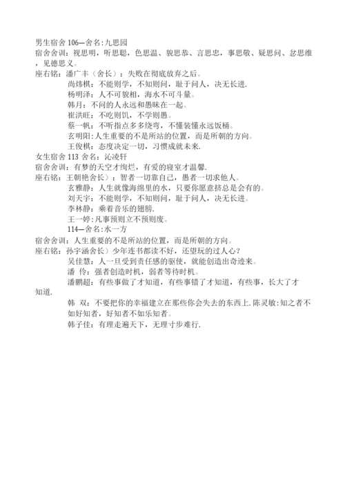 九四班宿舍文化建设方案.docx