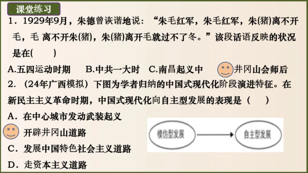 第16课毛泽东开辟井冈山道路（课件）-八年级历史上册优质教学课件（统编版）